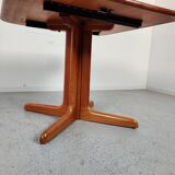 Table à manger avec rallonges en teck de Niels Möller, Dänemark années 60/70