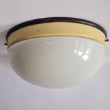 Pair of Midcentury Wall or Ceiling Lamps, Flush Mount, 1950s