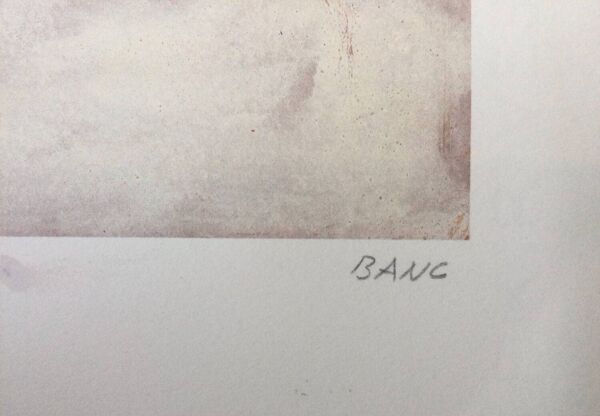 Lithographie de Josef BANC, composition 1957