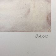 Lithographie de Josef BANC, composition 1957