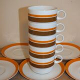 Coffee service 1970 by Hans Théo Baumann in Schonwald Germany porcelain