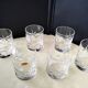 Set of 6 hand-cut crystal whisky glasses