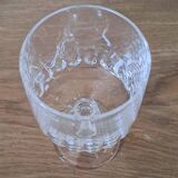 6 verres à pied en cristal