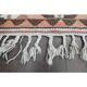 Handwoven Orange Wool Turkish Oushak Runner Rug 99x343