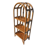 Rattan shelf bookcase