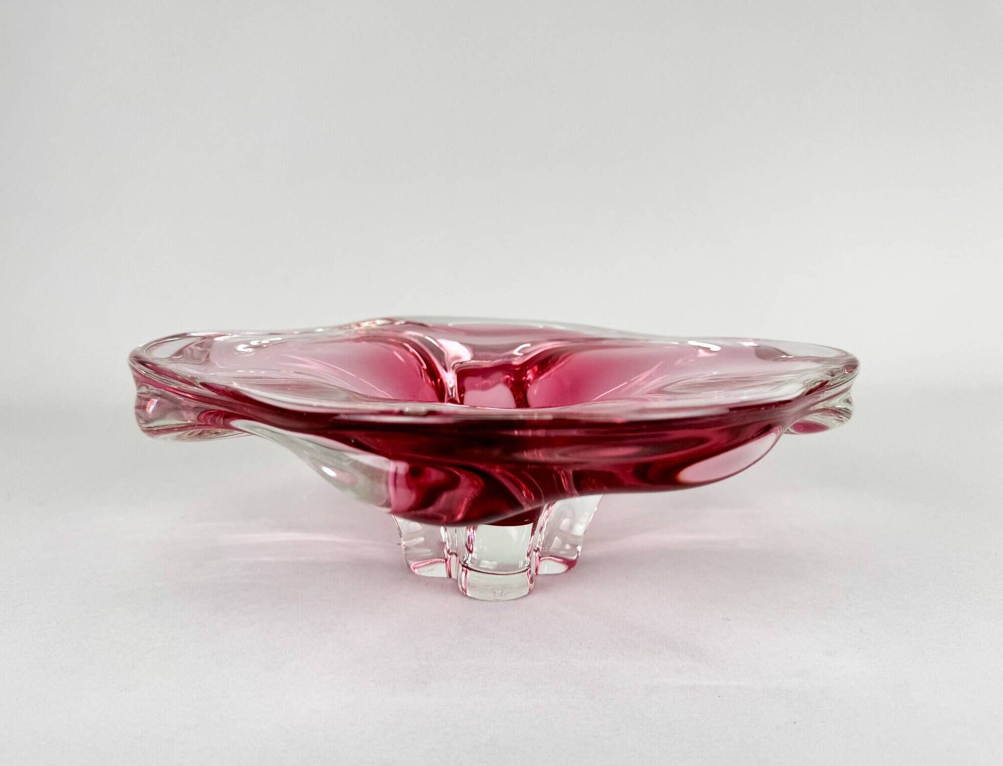 Art Glass Bowl by Josef Hospodka for Chribska Glassworks, 1960's