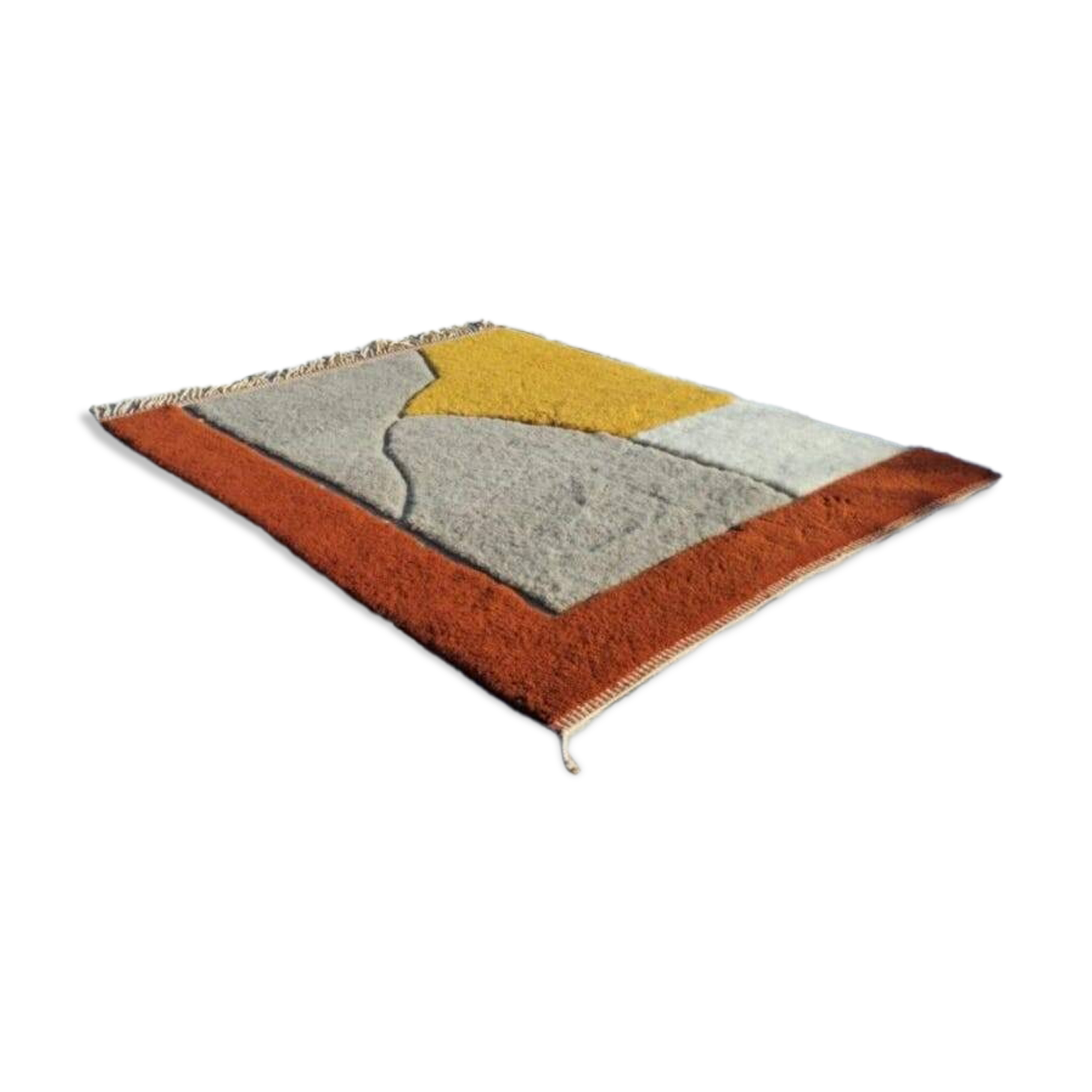 Handmade wool Beni Ourain rug 250/150cm