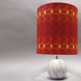Lamp to lay 1970 marble fabrics