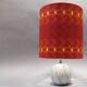 Lampe a poser 1970 marbre tissus