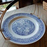 Blue pattern flat plate Very good condition