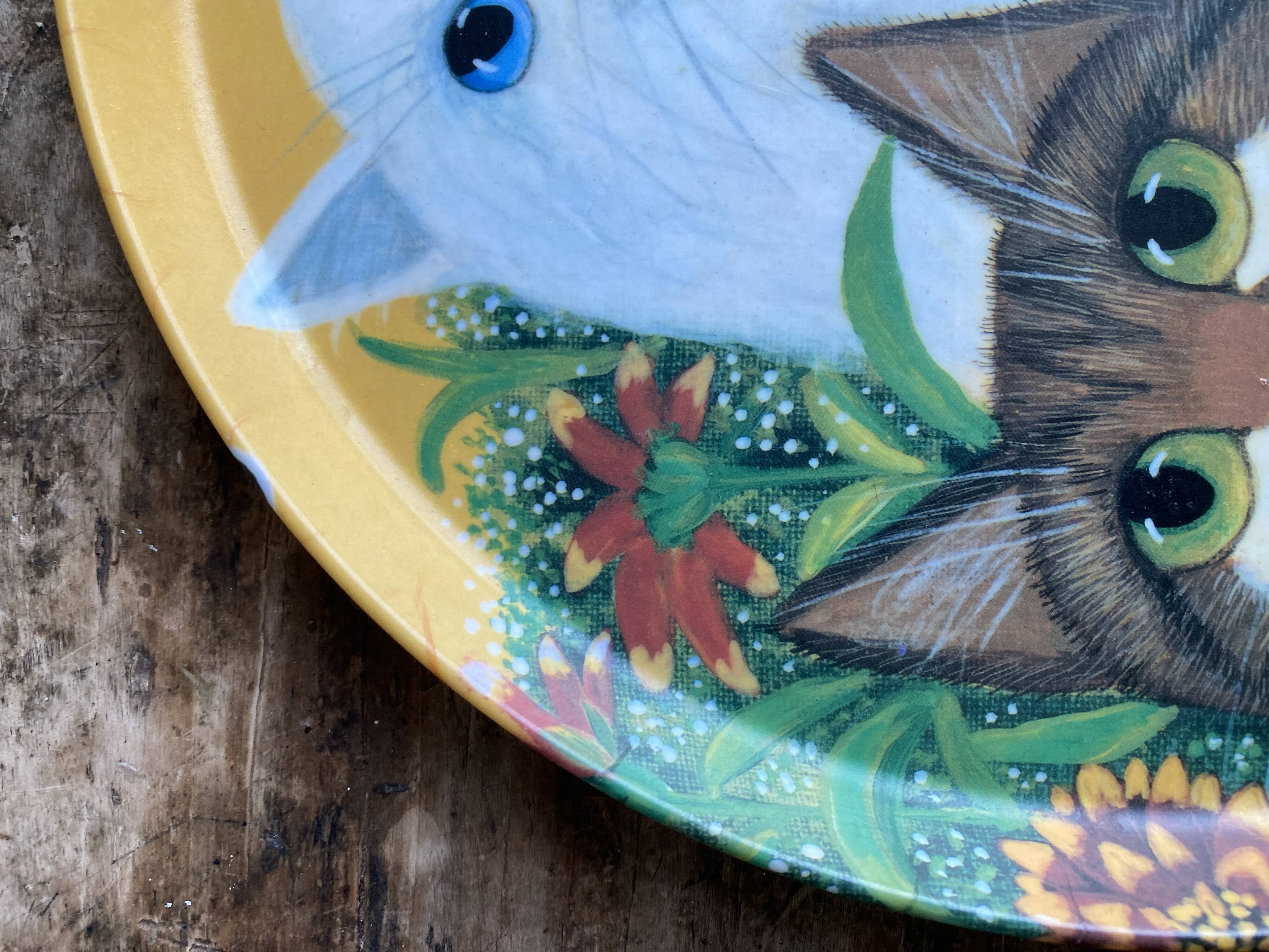 R2S tray artist Sylvia Huber Gaensslen - 3 cats