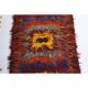 Vintage Turkish Hand-Knotted Wool Cotton Red Kilim Runner Rug 100x248