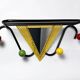 Colourful coat rack from the 1950s in the style of Mathieu Matégot.