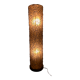 Italian floor lamp in rattan and fibreglass from the 1960s.