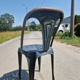 Lot de 8 chaises Multipl's années 50 par Joseph Mathieu