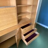 Furniture from the 70s, solid, light oak, good condition.