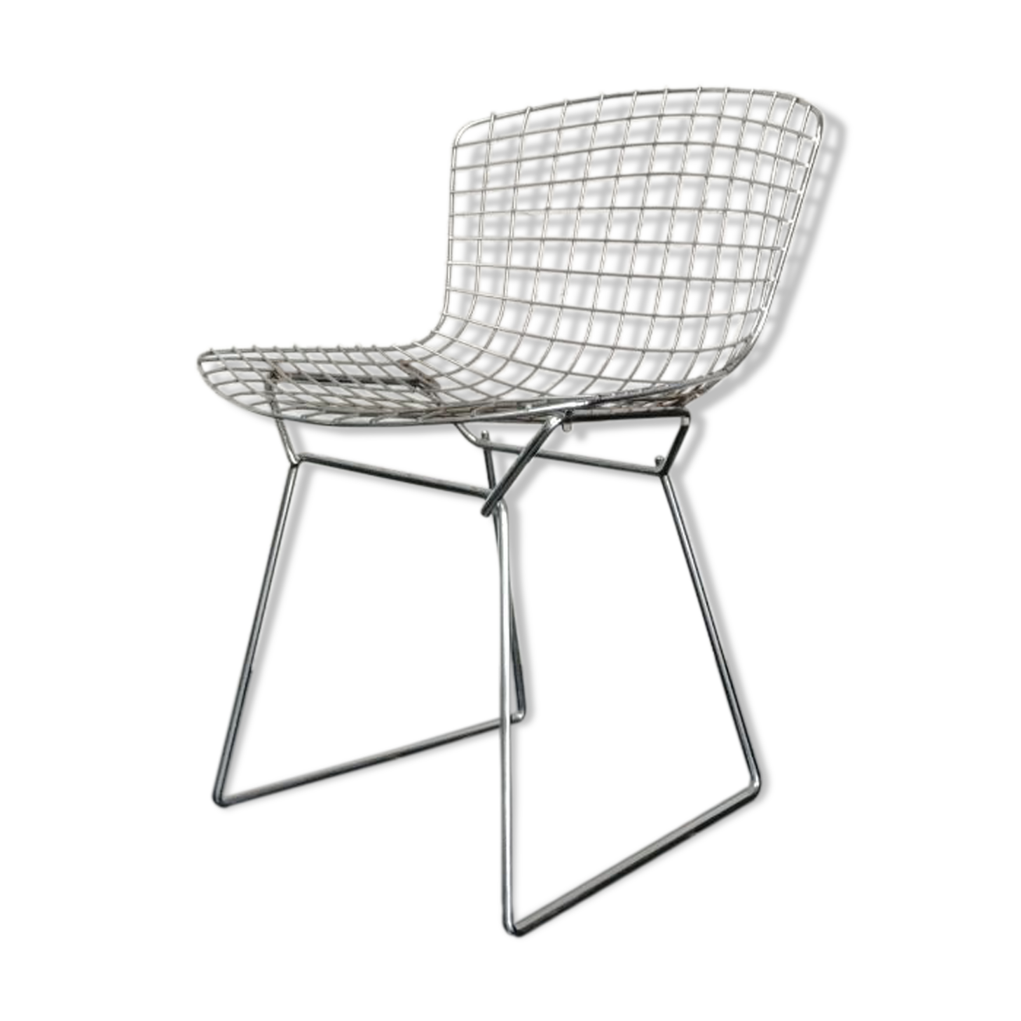 Harry Bertoia sidechair chrome
