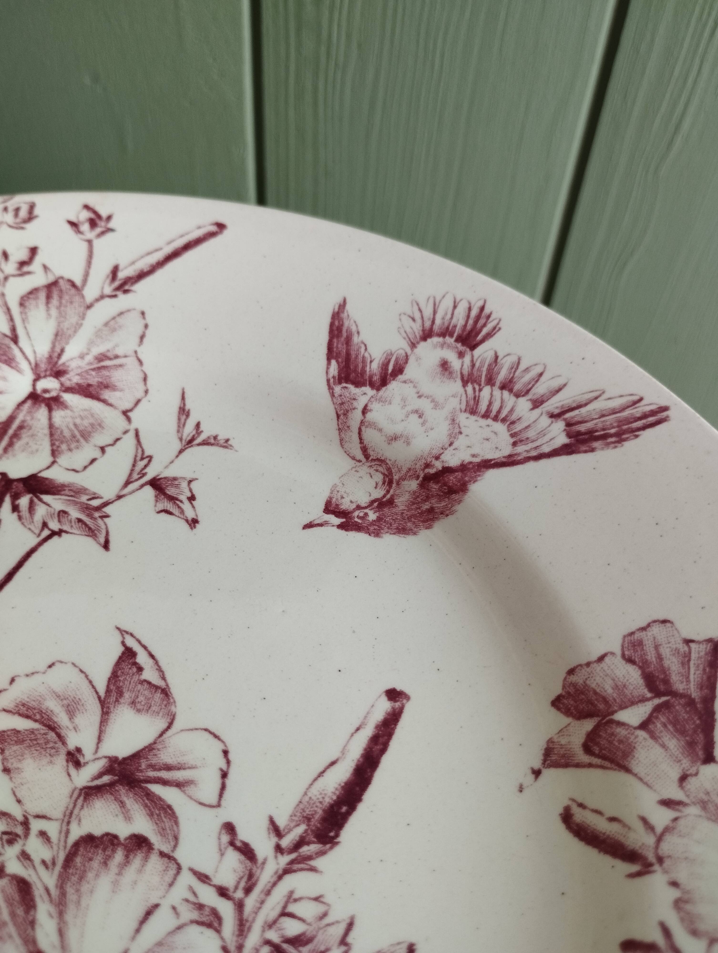 Iron earth plate Longchamp "Small Bird"