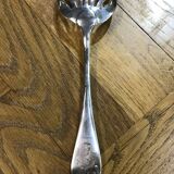 French navy ice cube spoon in silver metal christofle