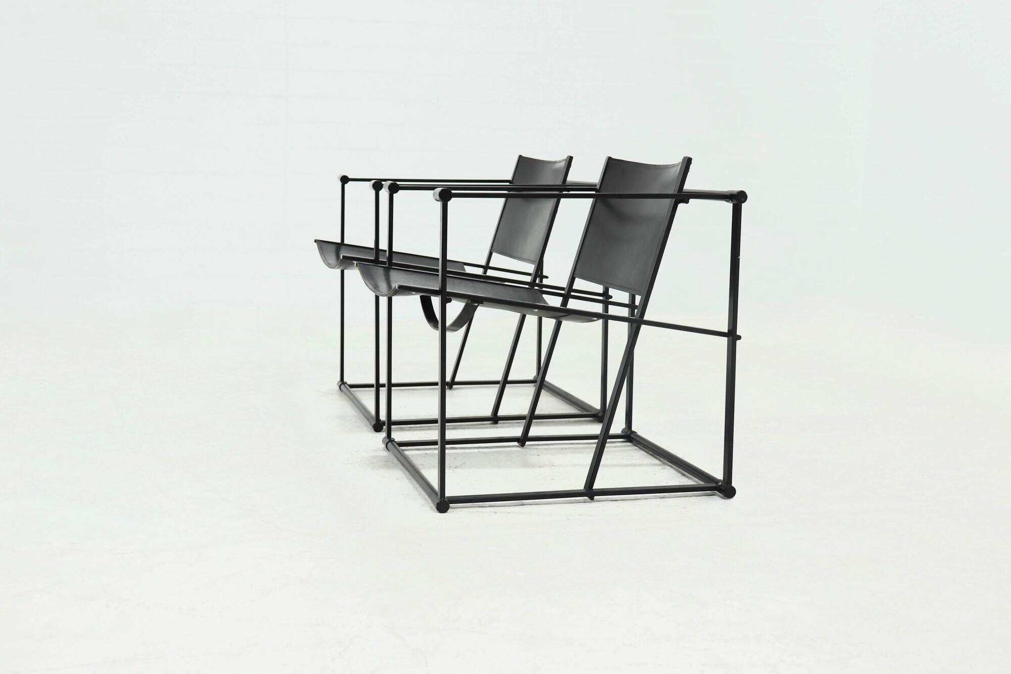 Set of 2 Lounge Chairs Model FM60 by Radboud van Beekum for Pastoe 1980s