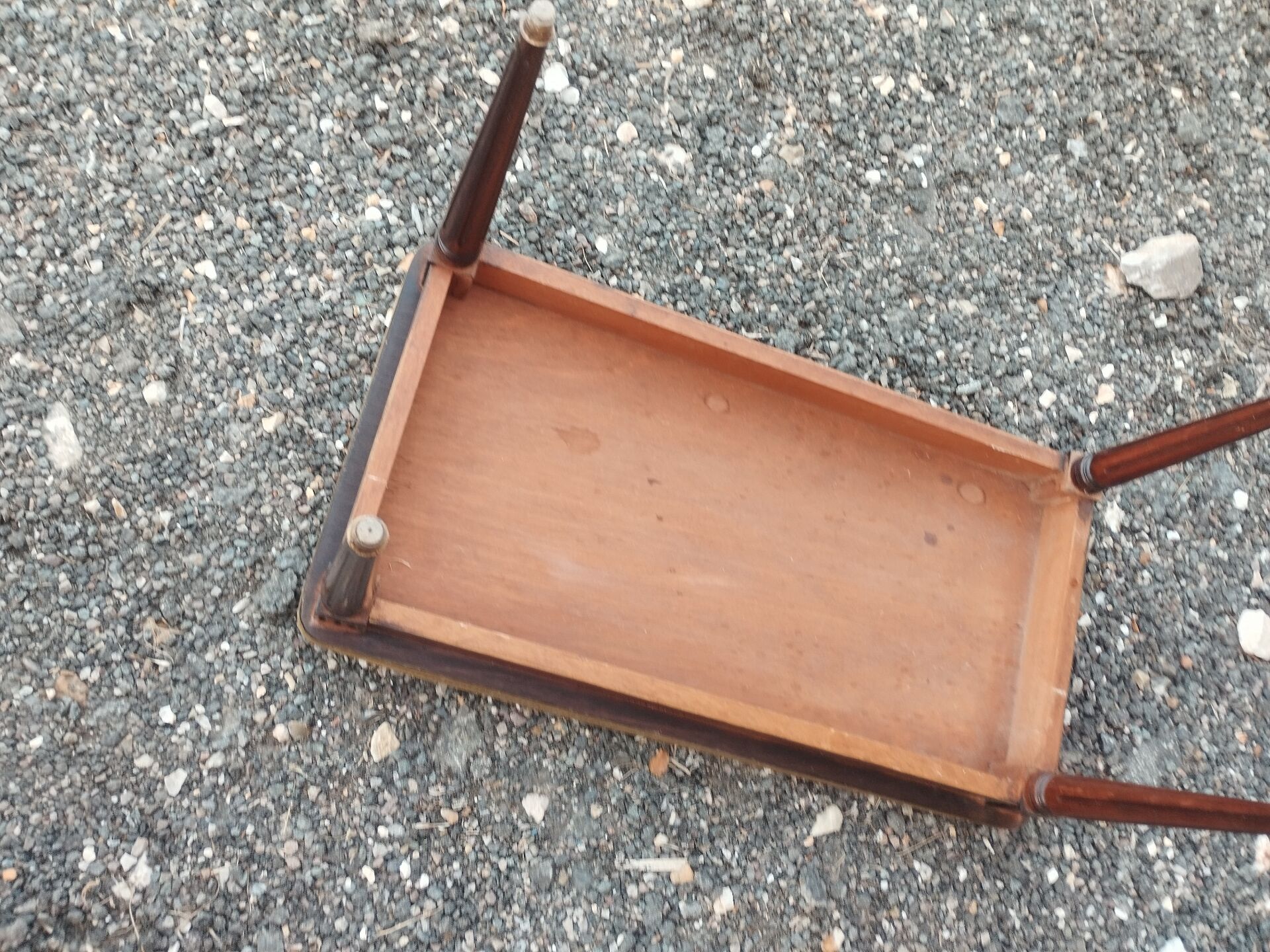 Table basse ancienne style louis xvi avec plateau marbre