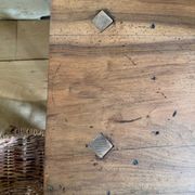 Wooden bedside table