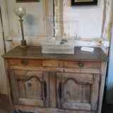Old Bressan sideboard in oak and walnut