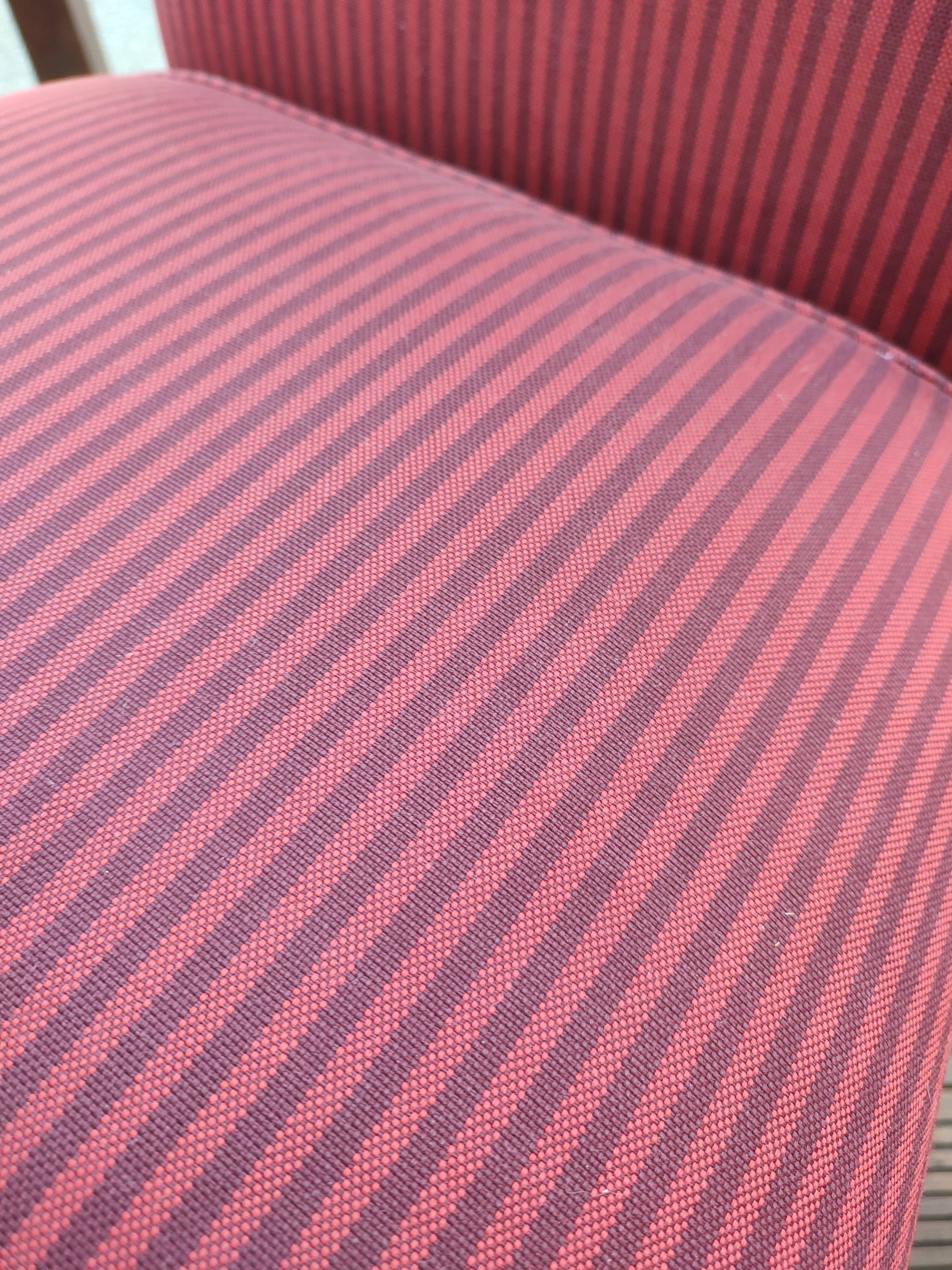 Pair of classic low chairs without arms