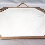 Art Deco mirror 1930 in beaten iron