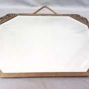 Miroir Art Déco 1930 en fer battu