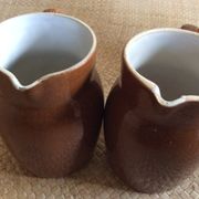 Series of 2 sandstone pots