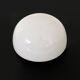 Vintage wall light, white opaline globe. 60s-70s GDR