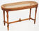 Banc de piano Louis XVI en cannage