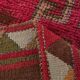 Red & Pink Hallway Vintage Runner Rug, 80x306Cm