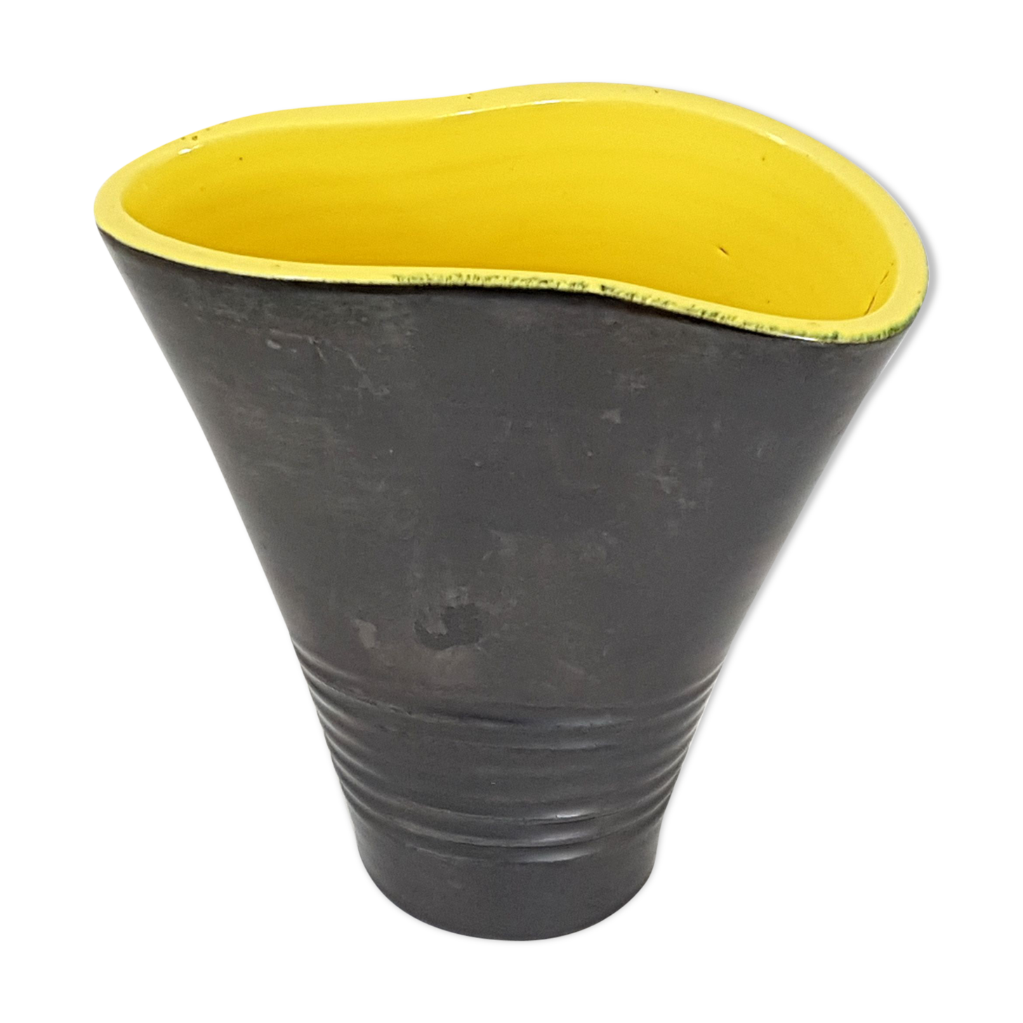 Two-tone vintage vase, 1950