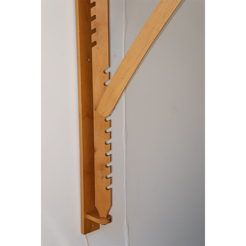 Adjustable Scandinavian wooden wall lamp