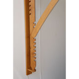 Adjustable Scandinavian wooden wall lamp