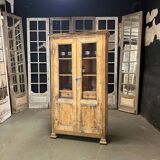 Old patinated mesh cupboard