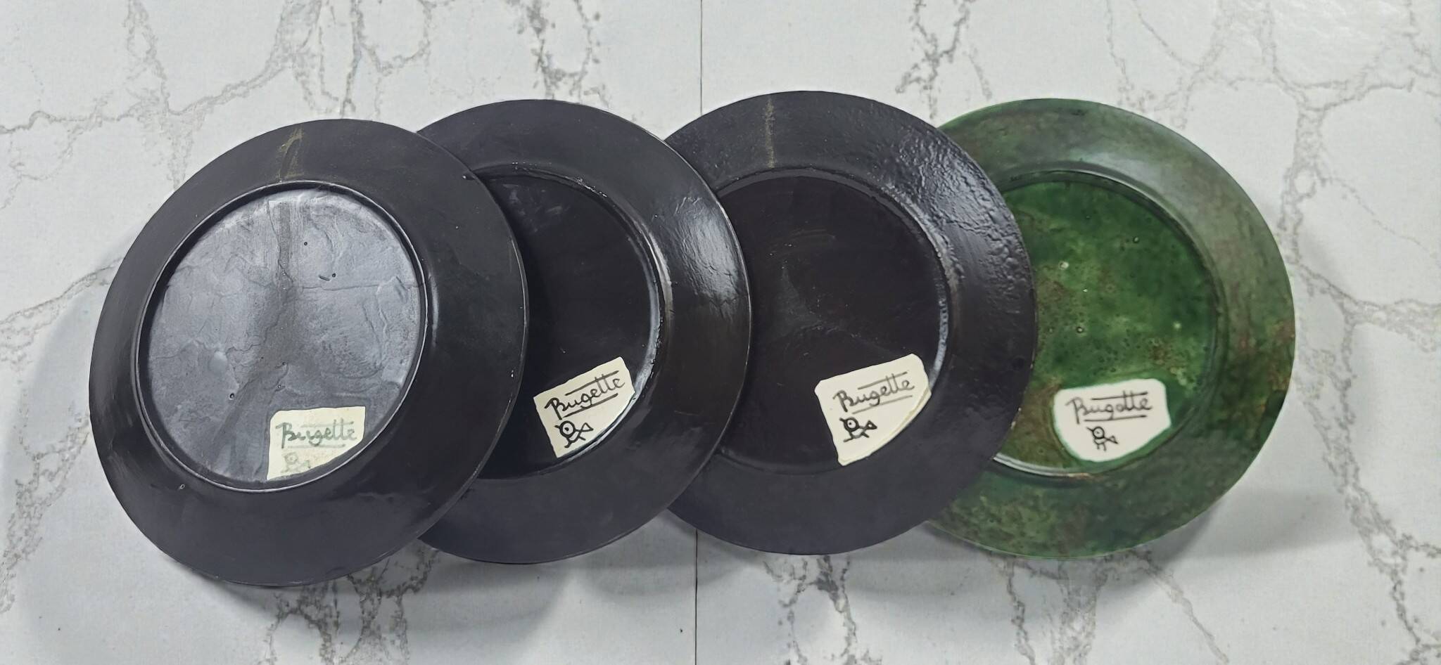 4 Bugette Plates, 1960s