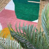 Handmade traditional Moroccan pure wool rug size 150 x 250 cm.