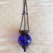 Antique glass chandelier