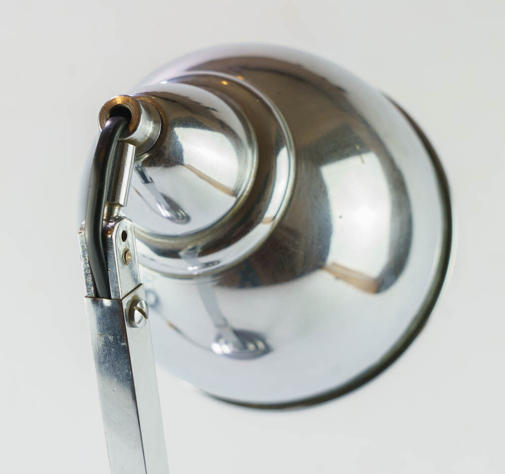 Chrome desk lamp