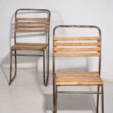 Chaises de jardin anciennes (c.1920). Ensemble de 2 pièces n°7