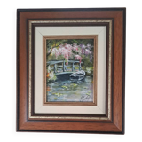 "Monet's Garden" painting by James Gaubert