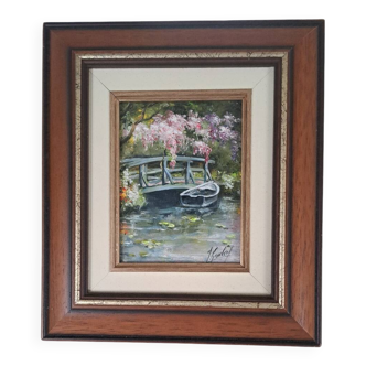 "Monet's Garden" painting by James Gaubert