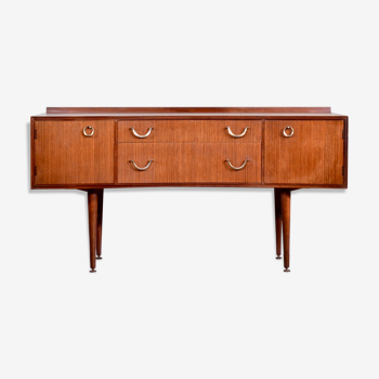 Sideboard in walnut and brass by Meredew of UK