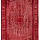 Handmade antique turkish 1980s 179 cm x 286 cm red carpet