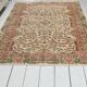 Tapis floral anatolien fait main