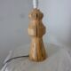 turned wood lamp