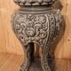 cache-pot and its column in faience attributed to Massier
